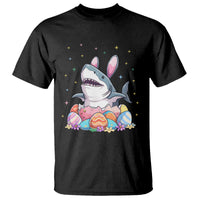 Easter Day Cute Bunny Shark Egg Basket T Shirt - Wonder Print Shop