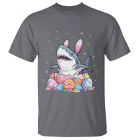 Easter Day Cute Bunny Shark Egg Basket T Shirt - Wonder Print Shop