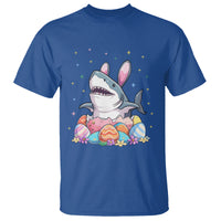 Easter Day Cute Bunny Shark Egg Basket T Shirt - Wonder Print Shop