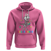 Easter Day Hoodie Eggasaurus Stegosaurus Dinosaur Egg Bunny - Wonder Print Shop