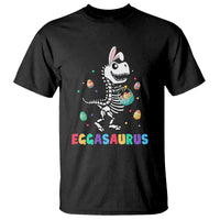 Easter Day T Shirt Eggasaurus Stegosaurus Dinosaur Egg Bunny - Wonder Print Shop