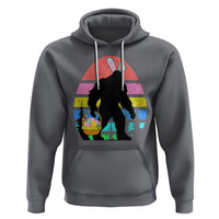 Easter Day Funny Bigfoot Bunny Egg Basket Hoodie - Wonder Print Shop
