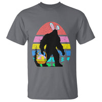 Easter Day Funny Bigfoot Bunny Egg Basket T Shirt - Wonder Print Shop