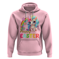 Easter Day Cute Unicorn Bunny Egg Basket Hoodie - Wonder Print Shop