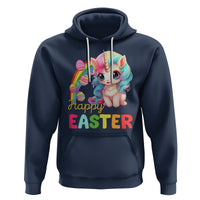 Easter Day Cute Unicorn Bunny Egg Basket Hoodie - Wonder Print Shop
