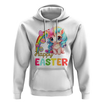 Easter Day Cute Unicorn Bunny Egg Basket Hoodie - Wonder Print Shop