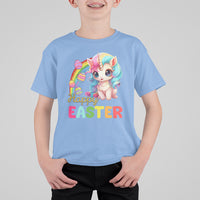Easter Day Cute Unicorn Bunny Egg Basket T Shirt For Kid - Wonder Print Shop