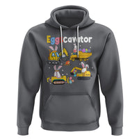 Easter Day Hoodie Eggscavator Egg Hunt Construction Trucks Toddler Boys - Wonder Print Shop
