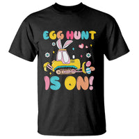 Easter Day T Shirt Egg Hunt Is On Funny Truck Bunny - Wonder Print Shop