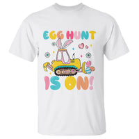 Easter Day T Shirt Egg Hunt Is On Funny Truck Bunny - Wonder Print Shop