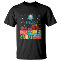 Travel Lover T Shirt Hello Word in Different Languages Greetings - Wonder Print Shop