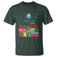 Travel Lover T Shirt Hello Word in Different Languages Greetings - Wonder Print Shop