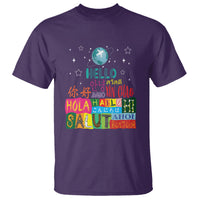 Travel Lover T Shirt Hello Word in Different Languages Greetings - Wonder Print Shop