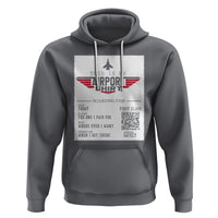 Travel Lover Hoodie This Is My Airport Shirt Fights Airline Ticket Traveling - Wonder Print Shop