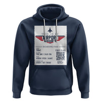 Travel Lover Hoodie This Is My Airport Shirt Fights Airline Ticket Traveling - Wonder Print Shop