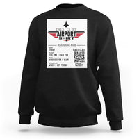 Travel Lover Sweatshirt This Is My Airport Shirt Fights Airline Ticket Traveling - Wonder Print Shop