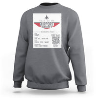 Travel Lover Sweatshirt This Is My Airport Shirt Fights Airline Ticket Traveling - Wonder Print Shop