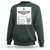 Travel Lover Sweatshirt This Is My Airport Shirt Fights Airline Ticket Traveling - Wonder Print Shop