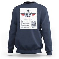 Travel Lover Sweatshirt This Is My Airport Shirt Fights Airline Ticket Traveling - Wonder Print Shop