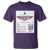Travel Lover T Shirt This Is My Airport Shirt Fights Airline Ticket Traveling - Wonder Print Shop