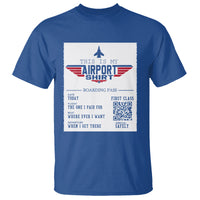 Travel Lover T Shirt This Is My Airport Shirt Fights Airline Ticket Traveling - Wonder Print Shop