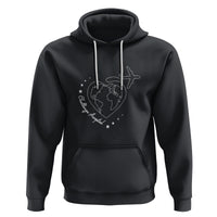 Travel Lover Hoodie Challenge Accepted World Map Traveling - Wonder Print Shop