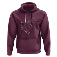 Travel Lover Hoodie Challenge Accepted World Map Traveling - Wonder Print Shop