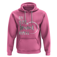 Funny Travelling Hoodie Eat Sleep Travel Repeat - Wonder Print Shop