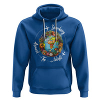 Travel For Food Lover Hoodie Snacking Around The World Traveling - Wonder Print Shop