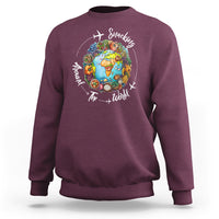 Travel For Food Lover Sweatshirt Snacking Around The World Traveling - Wonder Print Shop