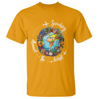 Travel For Food Lover T Shirt Snacking Around The World Traveling - Wonder Print Shop