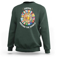 Travel For Beer Lover Sweatshirt Drinking Around The World Traveling - Wonder Print Shop