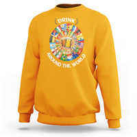 Travel For Beer Lover Sweatshirt Drinking Around The World Traveling - Wonder Print Shop