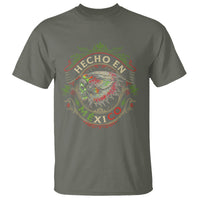 Hecho En Mexico T Shirt Aztec Skull Made In Mexico Mexican - Wonder Print Shop