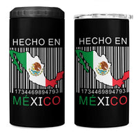 Mexican Pride 4 in 1 Can Cooler Tumbler Hecho En Mexico Flag Barcode