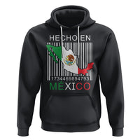 Mexican Pride Hoodie Hecho En Mexico Flag Barcode - Wonder Print Shop