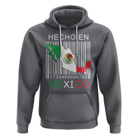 Mexican Pride Hoodie Hecho En Mexico Flag Barcode - Wonder Print Shop
