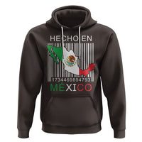 Mexican Pride Hoodie Hecho En Mexico Flag Barcode - Wonder Print Shop