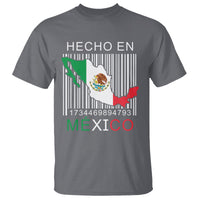 Mexican Pride T Shirt Hecho En Mexico Flag Barcode - Wonder Print Shop