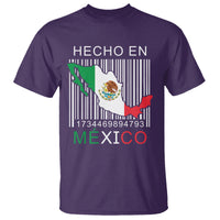 Mexican Pride T Shirt Hecho En Mexico Flag Barcode - Wonder Print Shop