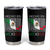 Mexican Pride Tumbler Cup Hecho En Mexico Flag Barcode