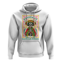 Mexican Pride Hoodie Mexicano Hasta Los Huesos Skeleton Sombrero - Wonder Print Shop