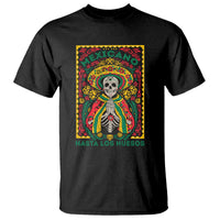 Mexican Pride T Shirt Mexicano Hasta Los Huesos Skeleton Sombrero - Wonder Print Shop