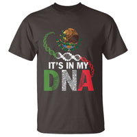 Mexican Pride T Shirt It's In My DNA Mexico Flag Proud Hispanic - Wonder Print Shop