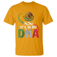 Mexican Pride T Shirt It's In My DNA Mexico Flag Proud Hispanic - Wonder Print Shop