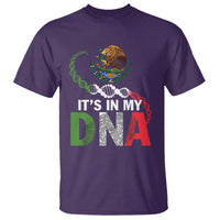 Mexican Pride T Shirt It's In My DNA Mexico Flag Proud Hispanic - Wonder Print Shop