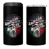 American Grown With Mexican Roots 4 in 1 Can Cooler Tumbler