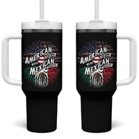 American Grown With Mexican Roots Tumbler With Handle