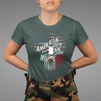 American Grown With Mexican Roots T Shirt - Wonder Print Shop
