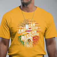 American Grown With Mexican Roots T Shirt - Wonder Print Shop